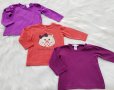 Лот блузки H&M за бебе 4-6 месеца , снимка 1 - Бебешки блузки - 31905257
