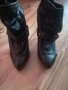 черни боти на висок ток и платформа, снимка 4