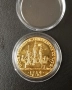 Позлатена средновековна Английска монета в капсула , снимка 4
