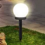 5768 Градинска соларна лампа Бяла топка, снимка 3
