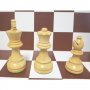 Шах фигури Staunton 5 дизайн тип Абанос  Изработени от чемшир - бели и черни, снимка 6
