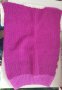 Детски ръчно плетен пуловер нов лилав 12 - 14 год, снимка 6