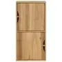 vidaXL Страничен шкаф ODDA 40x24x79 cm масивна дървесина бор, снимка 5