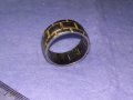Стар ВИНТИДЖ АРТ МОДЕЛ СРЕБЪРЕН ПРЪСТЕН ПАТИНИРАНО СРЕБРО 925 Тип ХАЛКА РЪЧНА РЯДКА ИЗРАБОТКА 39988, снимка 11