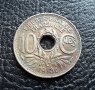 Стара монета 10 сантима 1936 г. Франция - топ !, снимка 4