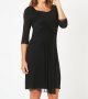 Черна елегантна рокля с воал марка ODM 