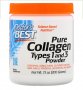 Чист Колаген Пептиди 200 гр | Хидролизиран тип 1-3 | Collagen Powder | Doctor's Best