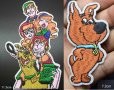 Скуби Ду Scooby Doo емблема апликация за дреха дрехи самозалепваща се картинка лепенка щампа, снимка 1