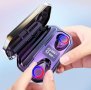 Безжични Слушалки TWS М12 LED за Android и iOS с тъч контрол, снимка 4