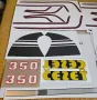 стикери комплект cz 350, снимка 1