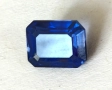 Естествен фасетиран сапфир 3.60 k. Сертификат, снимка 3