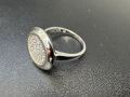 Сребърен пръстен с циркони №7094, снимка 1