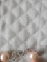 Колие ,дамско от розови перли,уникално, снимка 2