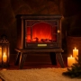 Ретро камина с ефект на пламък – уют и атмосфера, снимка 2