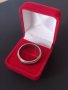 Нов пръстен за мъж Versace дизайн сребърно и черно, снимка 3