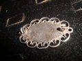 СРЕБЪРНА или ПОСРЕБРЕНА СТАРИННА БРОШКА 19430, снимка 4