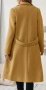 Дамско дълго жълто палто, снимка 2