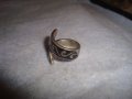 ПОСРЕБРЕН ЕМАЙЛИРАН СТИЛИЗИРАН МЕСИНГОВ АРТ МОДЕЛ ПРЪСТЕН ОРНАМЕНТИРАН 17511, снимка 9