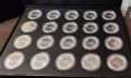 сребърна монета 1 оз 1 oz кенгуру, снимка 1 - Нумизматика и бонистика - 39678208