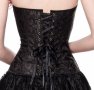 Нов черен секси корсет Викториански стил  за едра дама -6 XL, снимка 2