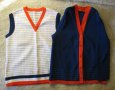 Комплект жилетка и блузка , снимка 1 - Жилетки - 31538052