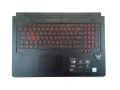 ASUS TUF Gaming FX705 FX705G Палмрест Клавиатура Тъчпад Говорители 0KN1-5J1GE21 13N1-6EA0401 с подсв, снимка 1