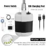 Преносим портативен душ с USB зареждане за къмпинг, снимка 4