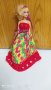 Разкошна плетена рокля за барби 3 + подарък кукла, снимка 1 - Кукли - 34103074