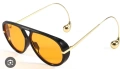 Модерни слънчеви очила тип „earring sunglasses“ – дизайнерски модел, снимка 1
