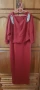 Дълга рокля цвят Бордо, еластична , снимка 7