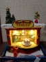 Коледна LED и музикална сцена Магазин за сладкиши с 8 мелодии,светлени и въртяща се торта., снимка 3