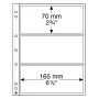 Leuchtturm Numis – 3C листи за три банкноти / опаковка от 10 броя, снимка 1