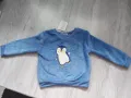 Бебешка плюшена блузка за момче, снимка 2
