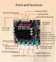 Нов Цифров усилвател клас D с Bluetooth ST21PRO захранване DC 12–30V 2.1 канала 100 W x 2 + 200 W, снимка 18