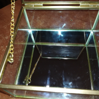 красива стъклена кутия с златен обков 1303240727, снимка 11 - Антикварни и старинни предмети - 44738887