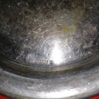 Посребрена чиния 1930 ГОДИНА , снимка 5 - Антикварни и старинни предмети - 30752269