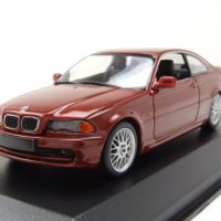 BMW 3er E46 Coupe 1999 - мащаб 1:43 на Maxichamps моделът е нов в PVC дисплей-кейс, снимка 1 - Колекции - 44475169