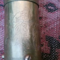 Мелничка стара Туска османска бронз орнаментирана Рядка 15465, снимка 5 - Антикварни и старинни предмети - 30278042