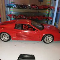 Ferrari 1:18 512 M Testarossa Hot wheels Mattel, снимка 4 - Колекции - 31820527