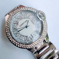 Луксозен дамски ръчен часовник CARTIER. Часовник подарък за жена. Ръчен водоустойчив часовник., снимка 5 - Дамски - 31096005