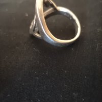 дамски сребърен пръстен, снимка 3 - Пръстени - 40445285