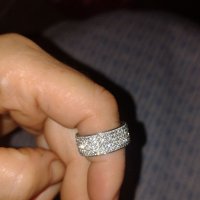 Ослепителен пръстен с бял сапфир 💥, снимка 4 - Пръстени - 37993580