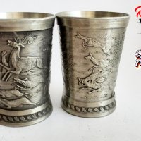 Калаени релефни чаши, снимка 1 - Колекции - 37563135
