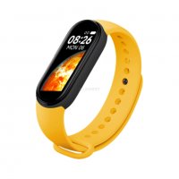 3000053746 Фитнес гривна Smart Band M7 розова,жълта,зелена,черна,синя ,сива,, снимка 8 - Гривна - 37464670