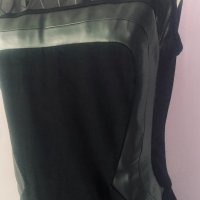 Нова къса черна рокля с тюл и кожа на TFNC London, снимка 9 - Рокли - 28388975