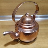 Стар метален чайник, "Leksand, made in Sweden", снимка 1 - Сервизи - 35639164