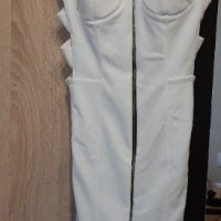 Елегантна бяла рокля , снимка 1 - Рокли - 40868142