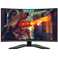 Геймърски Монитор Gigabyte 32 инча G32QC, VA HDR, Curved 1500R, 165Hz, 2K, 1ms нов запечатан , снимка 7 - Монитори - 32031718