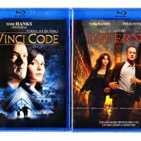 Блу Рей Шифърът на Леонардо и Ад Blu Ray The Da Vinci Code & Inferno, снимка 1 - Blu-Ray филми - 44305409