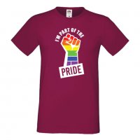  Мъжка тениска I'm Part Of The Pride Прайд,Празник.Повод,Изненада, снимка 10 - Тениски - 37102751